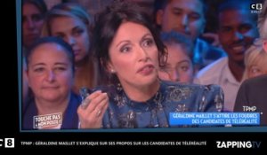 TPMP : Géraldine Maillet s'explique sur son insulte polémique et refuse de s'excuser (Vidéo)
