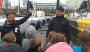 Arnaud Boissières et les apprentis skippers