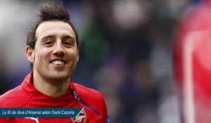 Le XI de rêve d'Arsenal selon Santi Cazorla