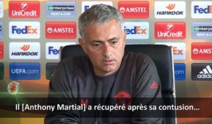 Groupe A - Mourinho : ''Martial est apte''