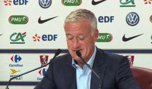 Qualifs CM 2018 - Bleus: Conférence de presse de Didier Deschamps