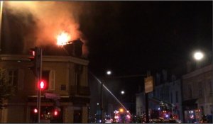 VIDEO. Grave incendie en centre-ville de Châteauroux