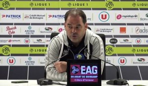 La réaction de Stéphane Moulin après EAG-Angers (1-0)
