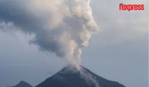 Mexique: l’éruption du volcan Colima filmée en timelapse