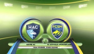 Résumé de HAC - Sochaux (2-1) du 03/10/2016