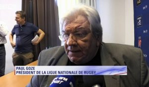 Rugby - Paul Goze réagit à sa réélection à la tete de la LNR