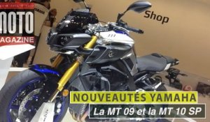Intermot 2016 : nouvelles Yamaha MT 09 et MT 10 SP