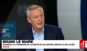 Bruno Le Maire, candidat à la primaire de la droite et du centre