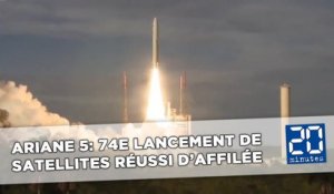 Ariane 5: 74 lancements de satellites réalisés avec succès d'affilée