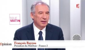 François Bayrou: « Je pense qu’Alain Juppé est mieux placé, et s’il est mieux placé je le soutiens »