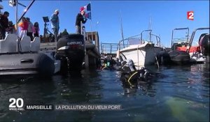 Marseille : grande opération de nettoyage au Vieux-Port de Marseille