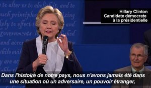 Clinton:Moscou essaye d'influencer l'élection en faveur de Trump