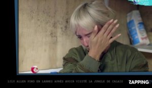 Lily Allen fond en larmes face à un jeune réfugié dans la Jungle de Calais (Vidéo)