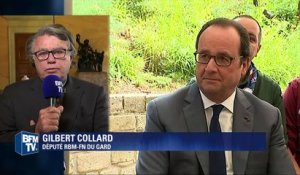 Gilbert Collard qualifie le livre sur François Hollande "de mémoires du sapeur Camember"