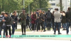 Sur Place aux cadets de la sécurité civile (2/3) : pourquoi au collège ?