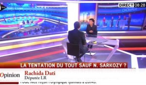 Rachida Dati : « J’ai considéré que Nicolas Sarkozy est le plus en phase avec les inquiétudes des français. »
