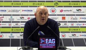 Réaction de Frédéric Antonetti après EAG-Lille (1-0)