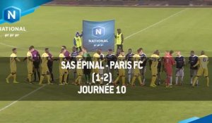 J10 : SAS Épinal - Paris FC (0-0), le résumé