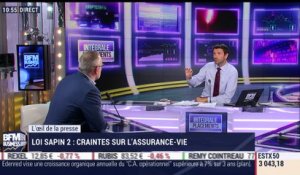 L'œil de la presse: Que faire de son assurance-vie compte tenu de la loi Sapin 2 ? - 19/10