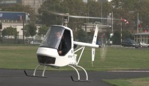 Hélicoptère 100% électrique : Ségolène Royal assiste au premier vol de VOLTA