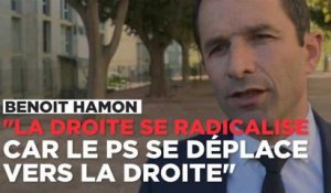 Pour Benoit Hamon, la droite se radicalise à cause de la gauche