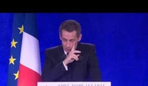 Nicolas Sarkozy - Agir contre l'abaissement de notre pays