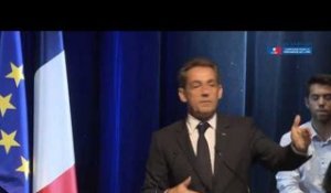Nicolas Sarkozy souhaite une formation politique tournée vers le monde