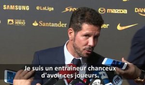 Atl Madrid - Simeone : "La chance de travailler avec de vrais hommes"