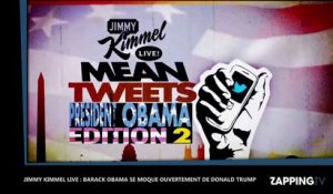 Jimmy Kimmel Live : Barack Obama se moque de Donald Trump (Vidéo)