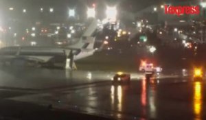L'avion du colistier de Trump sort de piste lors de son atterrissage