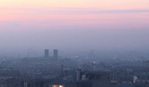 Paris recouvert d'un nuage de pollution