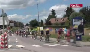 Tour de France, passage à Bruyères. Vidéo de Jean-Yves Barlier