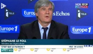 Le Grand Rendez-vous : Stéphane Le Foll remet Manuel Valls à sa place ‘’Le patron, c’est François Hollande’’