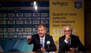 Conférence de presse de Patrice Bégay directeur exécutif de BPI France