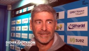 Massy / Provence Rugby : la réaction de Didier Faugeron