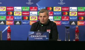 C1     Juventus - Lyon: conférence de presse de Bruno Génésio