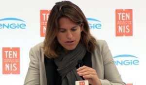 Fed Cup - France: Conférence de presse de Amélie Mauresmo
