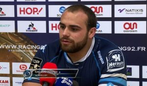 10e j. - Fichten: "On méritait plus de gagner que le Racing"