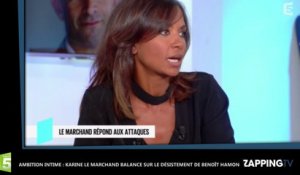 Ambition Intime : Benoît Hamon absent, Karine Le Marchand balance et règle ses comptes (Vidéo)
