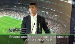 Real Madrid - Ronaldo : "Je ne suis pas obsédé par le Ballon d'Or"