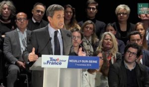 Pour Nicolas Sarkozy, c'est double ration de frites pour les jeunes musulmans qui ne veulent pas de jambon à la cantine.