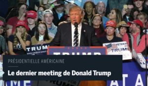 Le dernier meeting de Donald Trump