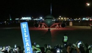 Hillary Clinton rentre chez elle dans l'Etat de New York