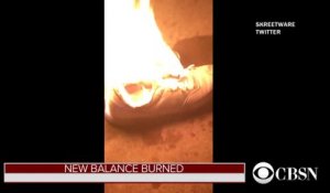 Brûlez vos baskets New Balance, ils soutiennent Trump !!