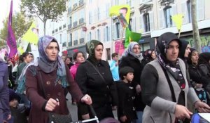 Les Kurdes manifestent à Marseille pour alerter la communauté internationale