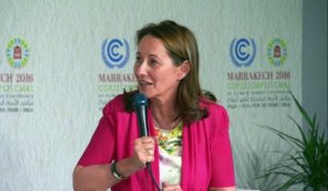 "La justice climatique, c'est le cœur du combat climatique" : Ségolène Royal - Marrakech : COP22