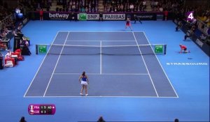 Caroline Garcia remet la France et la République Tchèque à égalité !