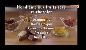 Gourmand - Mendiants fruits secs-chocolat
