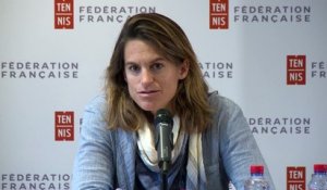 FedCup - France: conférence de presse de Amélie Mauresmo