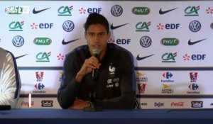 Varane : "Une bonne année réalisée par l'équipe de France"